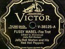 Jelly Roll Morton & Red Hot Peppers 78 rpm Jazz Record Victor 38125  E+
