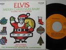 ELVIS PRESLEY. 45 & Picture Sleeve . Merry Christmas Baby /O Come . Excellent 