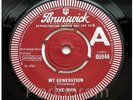The Who - My Generation - UK 1965 NEAR MINT Brunswick *DEMO* 45 - Listen
