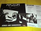 RAZOR-ARMED AND DANGEROUS, ORIGINAL MINI LP,EX,VOICE,PRIVATE METAL