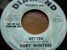 Ruby Winters, Better, Diamond # 230, Brown Wax promo, vg++