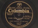 78 JIMMY JOHNSON & BAND Fare Thee Honey Blues / Put Mind On It 1929 Columbia