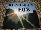 MY AMERICA F.U.'s record 83 LP w insert xclaim#5 vintage punk rock kbd hardcore