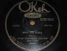 Rare 1928 Jazz 78 FIREWORKS Louis Armstrong & His Hot Five, Okeh #41078,