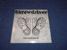 SKREWDRIVER Boots & Braces  Skinhead 12’ LP vinyl record, Oi, RAC,  1987
