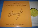 +SOCIETE WILHELM FURTWANGLER/ BRAHMS SYMPHONY NO.4 PIANO CONCERTO/ 2 LP GATEFOLD