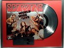 The Scorpions World Wide Live  Cover +platin Schallplatte goldene