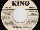 MOON MULLICAN - King 1421 (bio DJ) - Yearning (Just for You) - 1955 INST 45 VG+