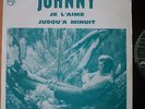 JOHNNY HALLYDAY 45T JUKE BOX ENCART ORIGINAL + SUPERBE