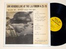 JIMI HENDRIX: SCUSE ME WHILE I KISS THE SKY hen 2LP / live at LA FORUM not TMOQ