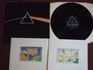 PINK FLOYD DARK SIDE OF THE MOON ORIGINAL POSTERS STICKERS EX+ TO NM UK PRESS