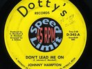 HEAR NORTHERN Johnny Hampton - Not my girl