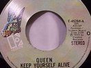 QUEEN - KEEP YOURSELF ALIVE (ORIGINAL 1975 ELEKTRA U.S. 1st PRESSING EP)