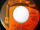 RARE BARBADOS FUNK 45 BLUE RHYTHM COMBO Take The Funky Feeling  Merry Disc HEAR
