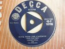Tommy Steele-Rock with the Caveman-TRI DECCA 10795 in VG+ Condition.