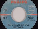 Northern Soul 45 BOBBY HUTTON Come See What's Left of Me PHILIPS HEAR
