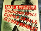NOFX TOUR POSTER #14/192 COBRA SKULLS BOUNCING SOULS OLD MAN MARKLEY FAT WRECK