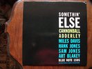 SOMETHIN' ELSE CANNONBALL ADDERLEY-1963 vinyl Blue Note-Mint/Near Mint