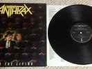 ANTHRAX Among The Living LP 1987 THRASH Scott Ian METALLICA Slayer MEGADETH