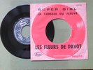 SP PROMO JUKE BOX LES FLEURS DE PAVOT POCHETTE CIBLE SUPER GIRL LES CARESSES DU