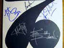 ROLLING STONES SIGNED AUTOGRAPHS ALL 5 MEMBERS LP ALBUM SUCKING IN THE SEVENTIES