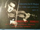 RARE UK DECCA  LXT 2949 ed1 FERRAS plays Brahms Concerto SCHURICHT