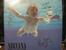 Nirvana Nevermind LP Vinyl SIGNED AUTOGRAPHED Dave Grohl Krist Novoselic B. Vig