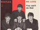 BEATLES Can't Buy Me Love M- SLEEVE rare Denmark 45 UNIQUE danish p/s LISTEN