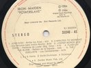 IRON MAIDEN-POWERSLAVE-RARE GUATEMALA LP