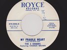 Classic R&B Group Harmony 5 EMBERS My Fragile Heart/I'm Free ROYCE M- HEAR BOTH