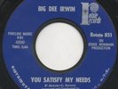 Big Dee Irwin You Satisfy My Needs  RARE Northern Sweet Soul 45 on Rotate Listen