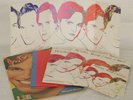 ANDY WARHOL ART COVER MIGUEL BOSE DELUXE PROMOTIONAL PORTFOLIO WITH WARHOL PHOTO