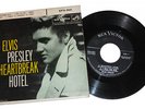 R-A-R-E 1956 ELVIS Heartbreak Hotel EP  NO DOG ON LABEL  RCA #EPA 821  EX 