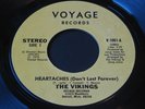 Vikings   Heartaches   Voyage   rare Detroit 70's northern soul 45 HEAR