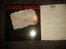 Death Metal Album Noise Hellhammer Helloween Running Wild + Promo Sheet RARE