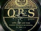 Clarence Williams - Long Deep Wide -  78 rpm Jazz Record Q.R.S 7004    V+