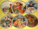 6 OLD Vintage VOGUE PICTURE RECORDS R711 731 734 735 736 COWBOY RAILROAD +MORE