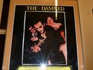 DAMNED PROMOTIONAL POSTER AT THE VINYL FETISH 1982.PUNK,SEX PISTOLS,CLASH,LP,CD,