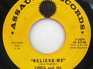 Rare Northern Soul 45 LINDA & PRETENDERS Believe Me Original Doo Wop Nice Clean