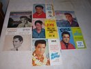 7 x Original Picture Sleeved Elvis Presley 45 rpm Singles