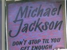 MICHAEL JACKSON  DON'T STOP   I2' SINGLE  (BELGUIM)