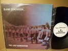 BLANK GENERATION THE LAST GENERATION - CANADA LP RECORD