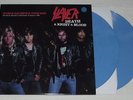SLAYER Death & Night & Blood 2LP BLUE DOUBLE VINYL World Sacrifice 1989 NEW MINT