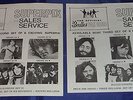 (f27) Two Beatles Original Superpix Inserts Fan club, clean, excellent