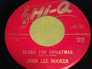 John Lee Hooker blues 45 Fortune Hi-Q Big Fine Woman / Blues For Christmas VG+