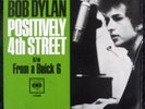 BOB DYLAN-POSITIVELY 4TH STREET,PICTURE SLEEVE & 45,COLUMBIA,RARE,NM