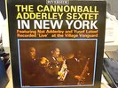 CANNONBALL ADDERLEY-SEXTET IN NEW YORK USED LP RIVERSIDE RLP 404 MONO  PRESS