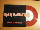 Iron Maiden Where Eagles dare single SPAIN RED WAX re-issue