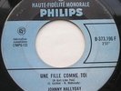 JOHNNY HALLYDAY Une fille comme toi  ORIG 1962 CANADA PHILIPS 45 Vinyle