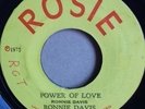 RONNIE DAVIS Power of Love / KING TUBBY In Fine Style - ROSIE JA Original - Hear